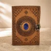 Jurnal Giftdeco AH16, piele de bivol, 18 x 13 cm, stil retro