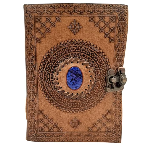 Jurnal Giftdeco AH16, piele de bivol, 18 x 13 cm, stil retro