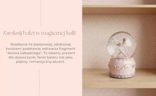 Glob decorativ Giftdeco MG-19016, sticlă și rășină, diametru 8 cm