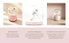 Glob decorativ Giftdeco MG-19016, sticlă și rășină, diametru 8 cm