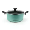 Oala Flonal The Wall cu 2 manere si capac din sticla, 28 cm, antiaderent PB-Tech, pentru gaz/electric/vitroceramic