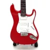 Miniatură chitara Indomini MGT-0581, Dire Straits Mark Knopfler, lemn de mahon, plastic și metal