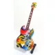 Miniatură chitara Indomini MGT-0765, Eric Clapton Fool, lemn de mahon, înălțime 27,5 cm, lățime 9 cm