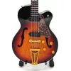 Miniatură chitara Indomini MGT-0857, Rock'N'Roll scale 1:4, lemn de mahon, înălțime 27,5 cm, lățime 9 cm