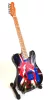 Miniatură muzicala Indomini, Rolling Stones Keith Richards, lemn de mahon, înălțime 27,5 cm, lățime 9 cm