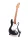 Miniatură chitara Indomini MGT-3247, Inspired by Kurt Cobain, lemn de mahon, plastic și metal, înălțime 27,5 cm, lățime 9 cm
