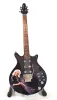 Miniatură chitara Indomini MGT-7979, Queen Brian May Tribute, lemn de mahon, înălțime 27,5 cm, lățime 9 cm, stil clasic