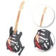 Miniatură chitara Indomini MGT-8617, Rock Heroes Series: Freddie Mercury (Queen), lemn de mahon și plastic, stil clasic