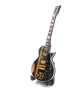 Miniatură chitara Indomini BMG-003, 15cm James Hetfield style, lemn de mahon, plastic și metal, 15,5 x 6 x 0,4 cm