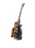 Miniatură chitara Indomini BMG-003, 15cm James Hetfield style, lemn de mahon, plastic și metal, 15,5 x 6 x 0,4 cm