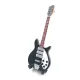 Miniatură chitara Indomini BMG-017, 15cm in J.Lennon style, plastic și lemn, 15,5 x 6 x 0,4 cm