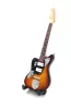 Miniatură chitara Indomini BMG-034, 15cm Kurt Cobain style, lemn de mahon, plastic și metal, 15,5 x 6 x 0,4 cm, stil clasic
