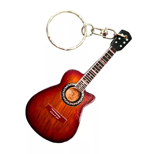 Breloc Giftdeco SGK-0413, lemn, 8,5 cm x 2,5 cm x 0,5 cm