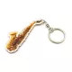 Breloc saxofon Indomini ACI-8034, acril si metal, 11,5 cm