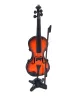 Miniatură vioara Indomini MIN-0030, Height 13 cm, rășină, înălțime 13 cm