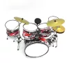 Miniatură muzicala Indomini MDR-0312, drums, plastic și metal, înălțime 15 cm, lățime 20 cm