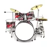 Miniatură muzicala Indomini MDR-0312, drums, plastic și metal, înălțime 15 cm, lățime 20 cm